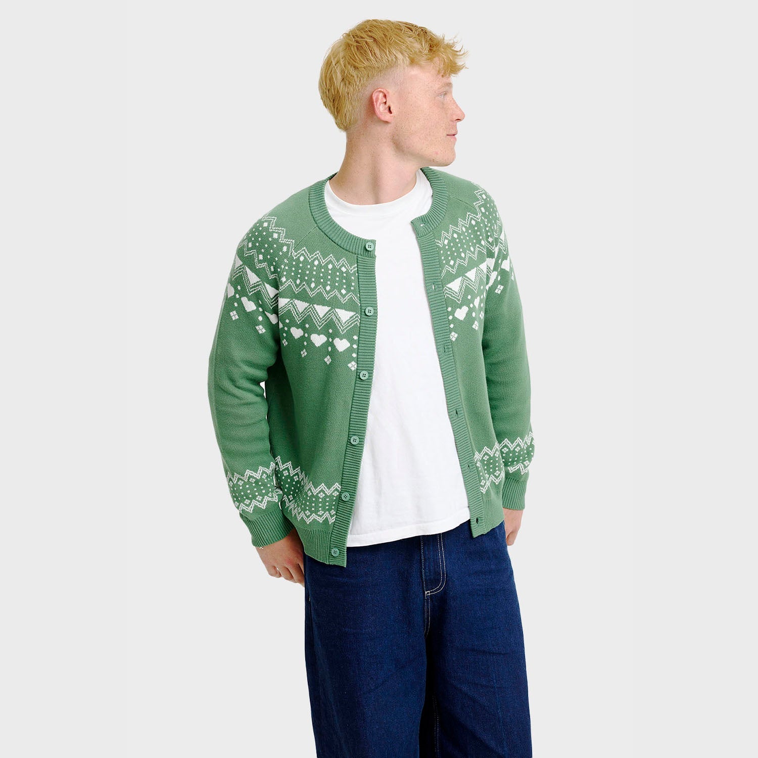 Il Cardigan Semplice - Uomo