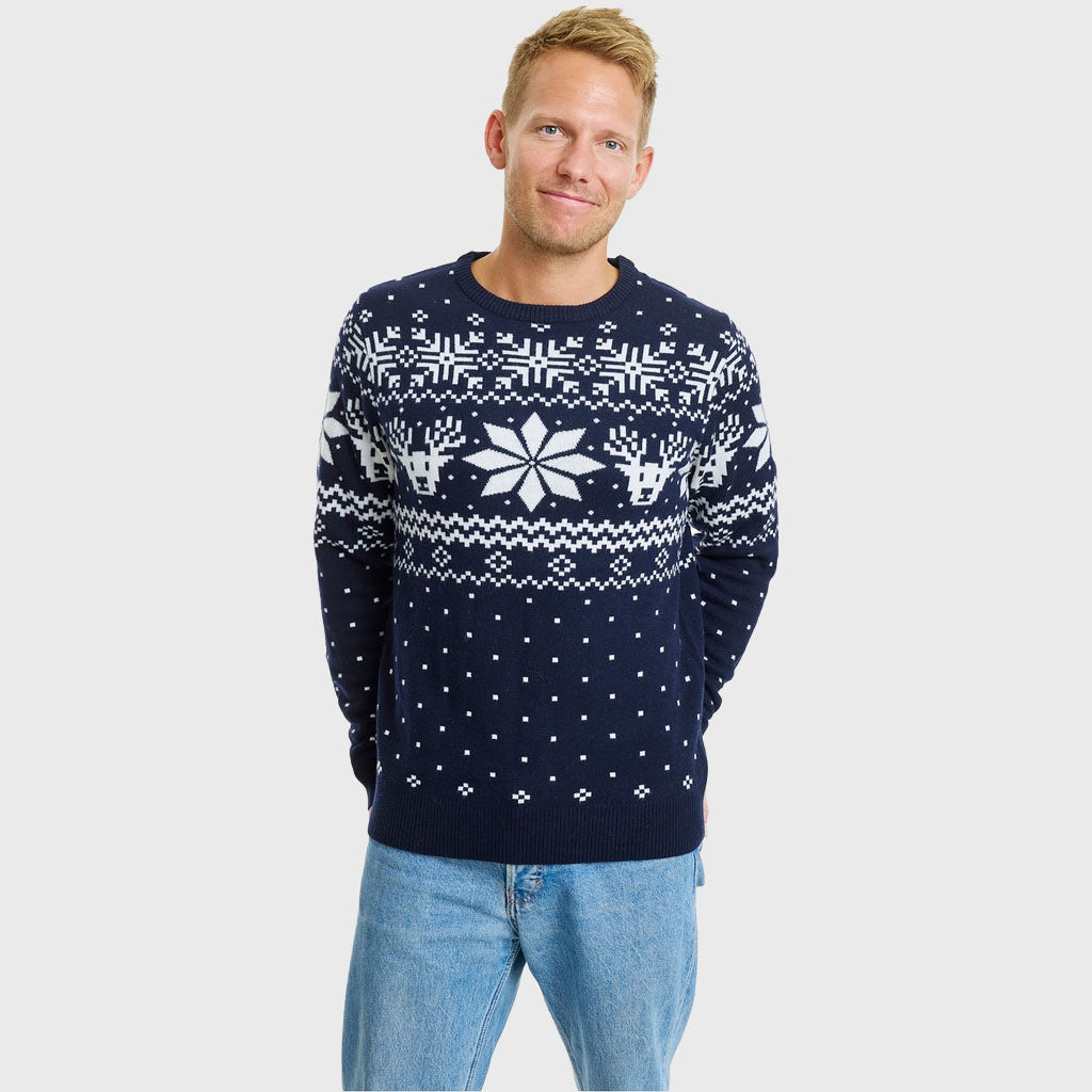 Merino Weihnachtspullover - Herren