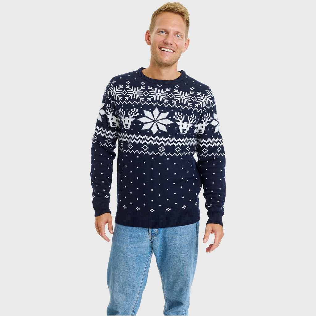 Merino Weihnachtspullover - Herren