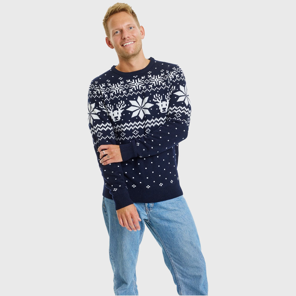Merino Weihnachtspullover - Herren