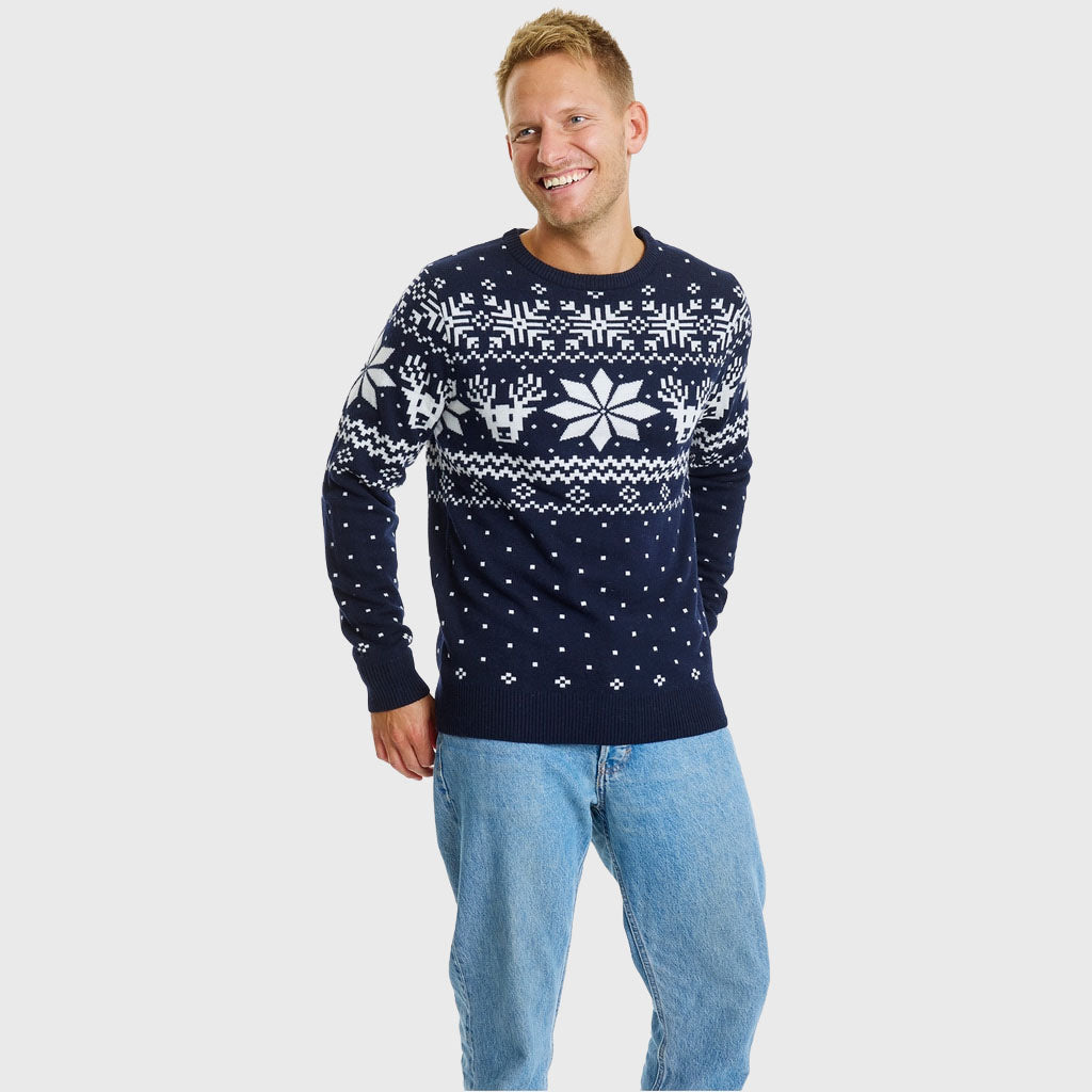Merino Weihnachtspullover - Herren