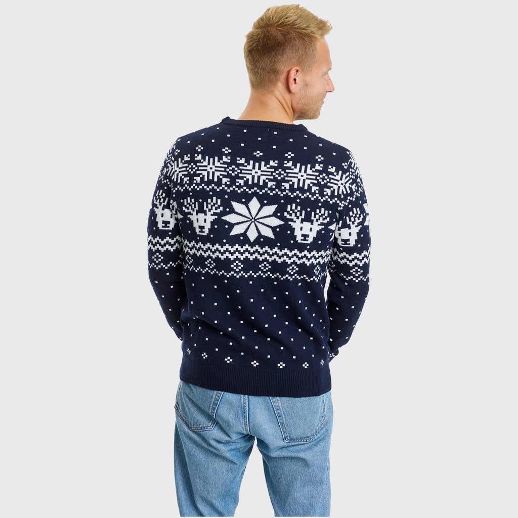 Merino Weihnachtspullover - Herren