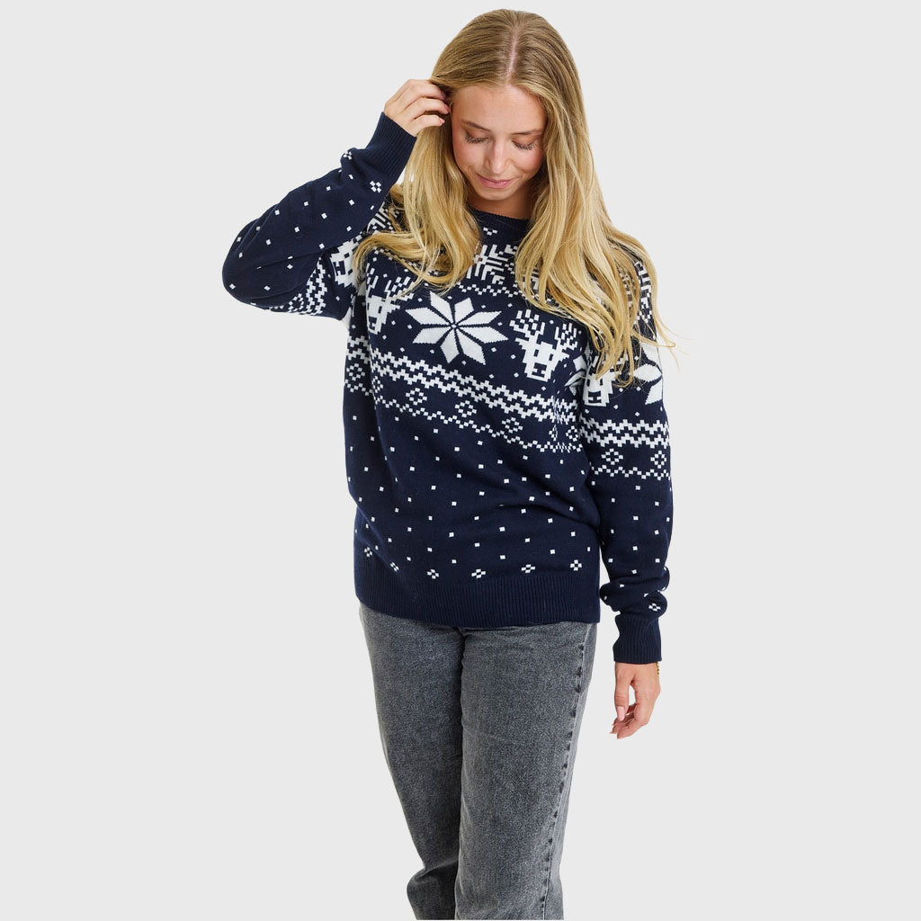 Merino Weihnachtspullover - Damen