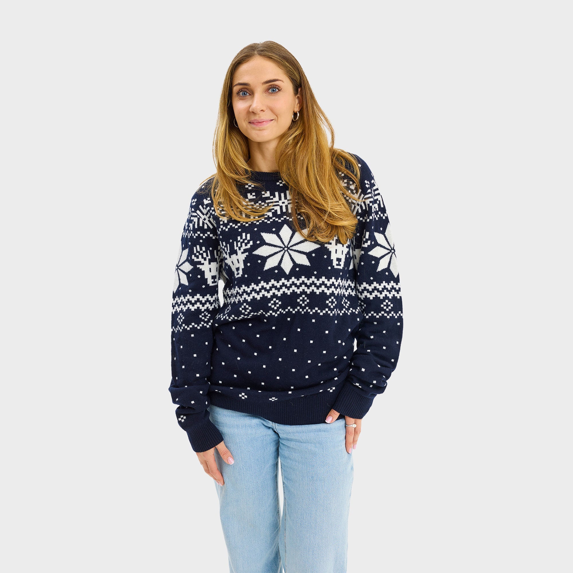 Merino Weihnachtspullover - Damen