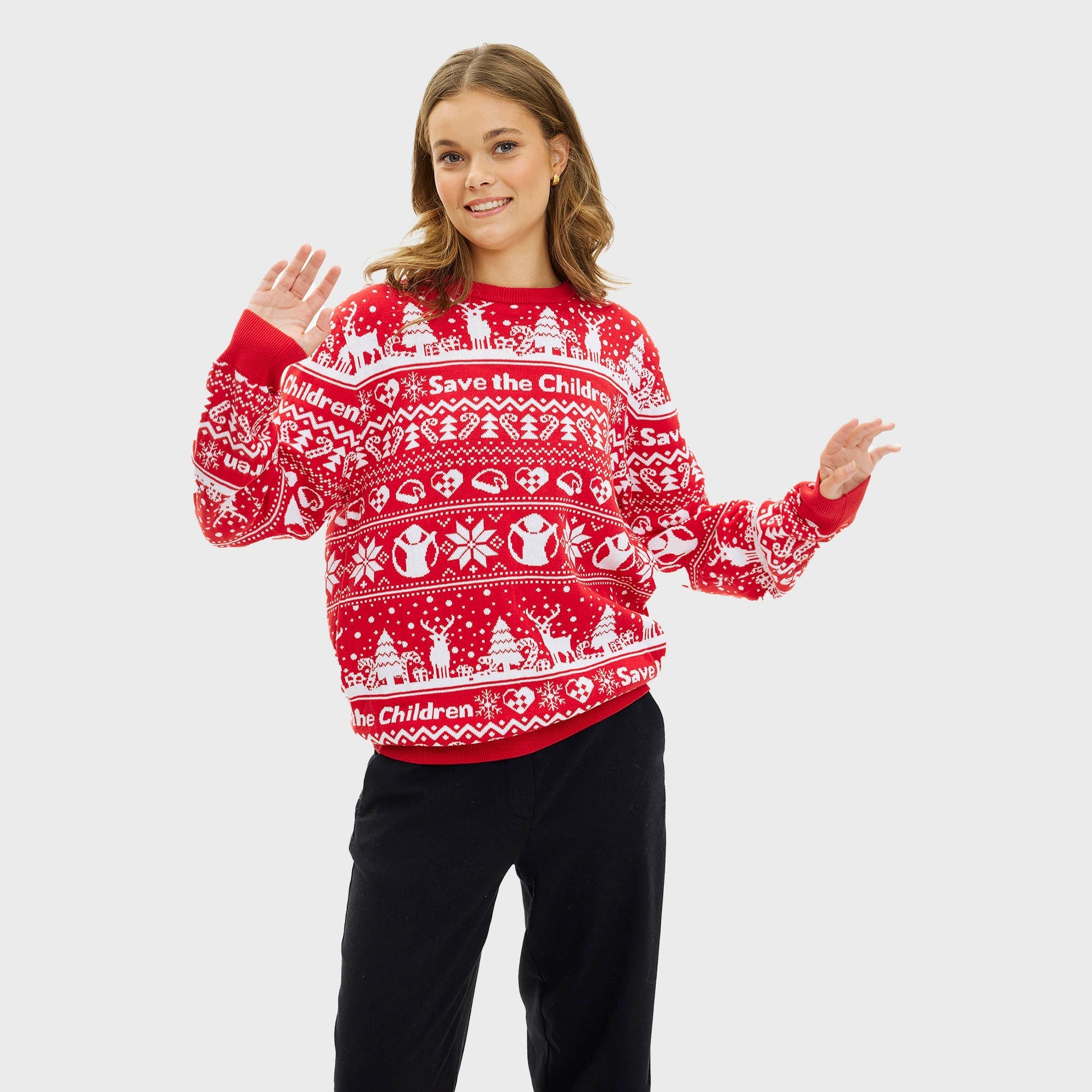 Maglione natalizio Save the Children - Donna.