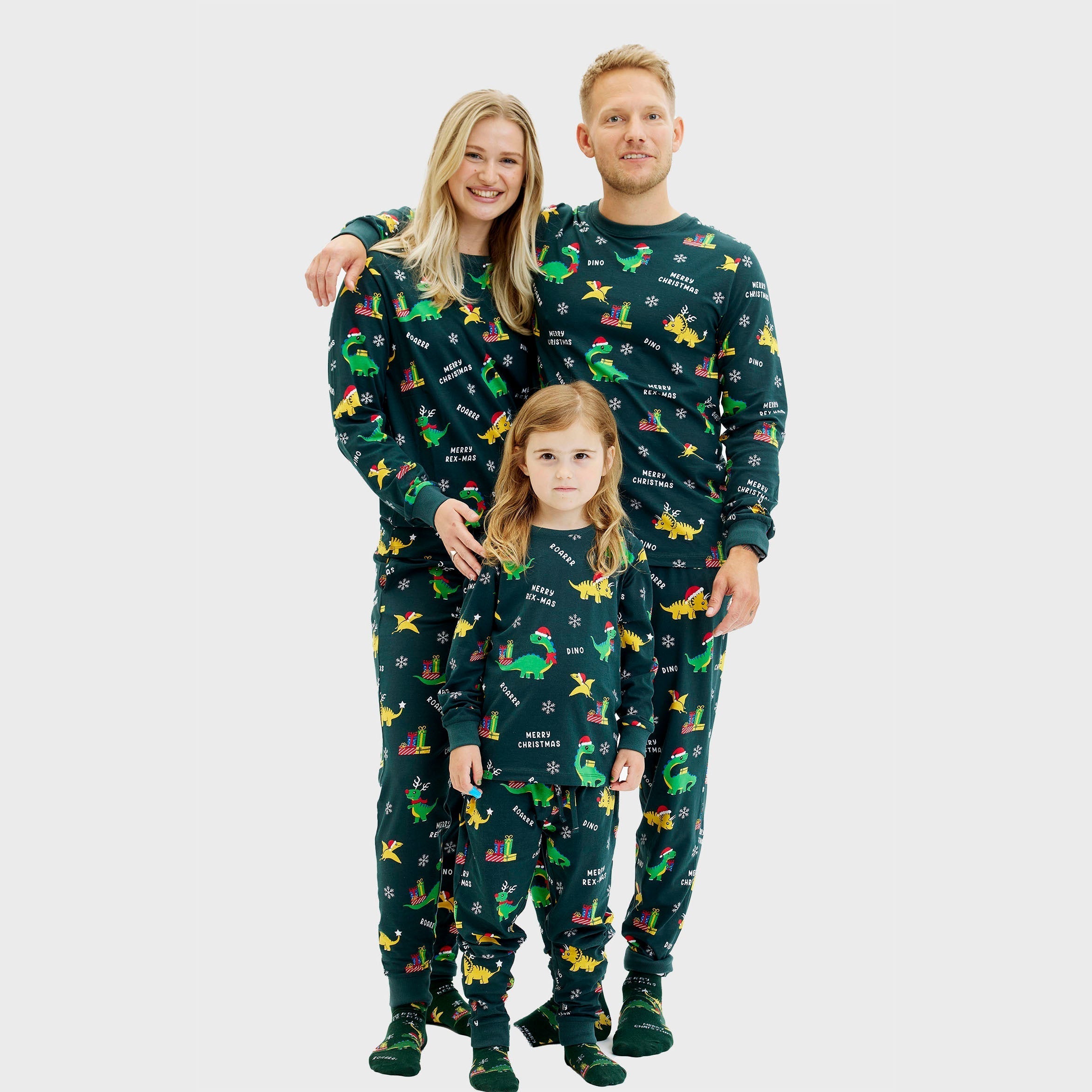 Pigiama di Natale dinosauro - Uomo.