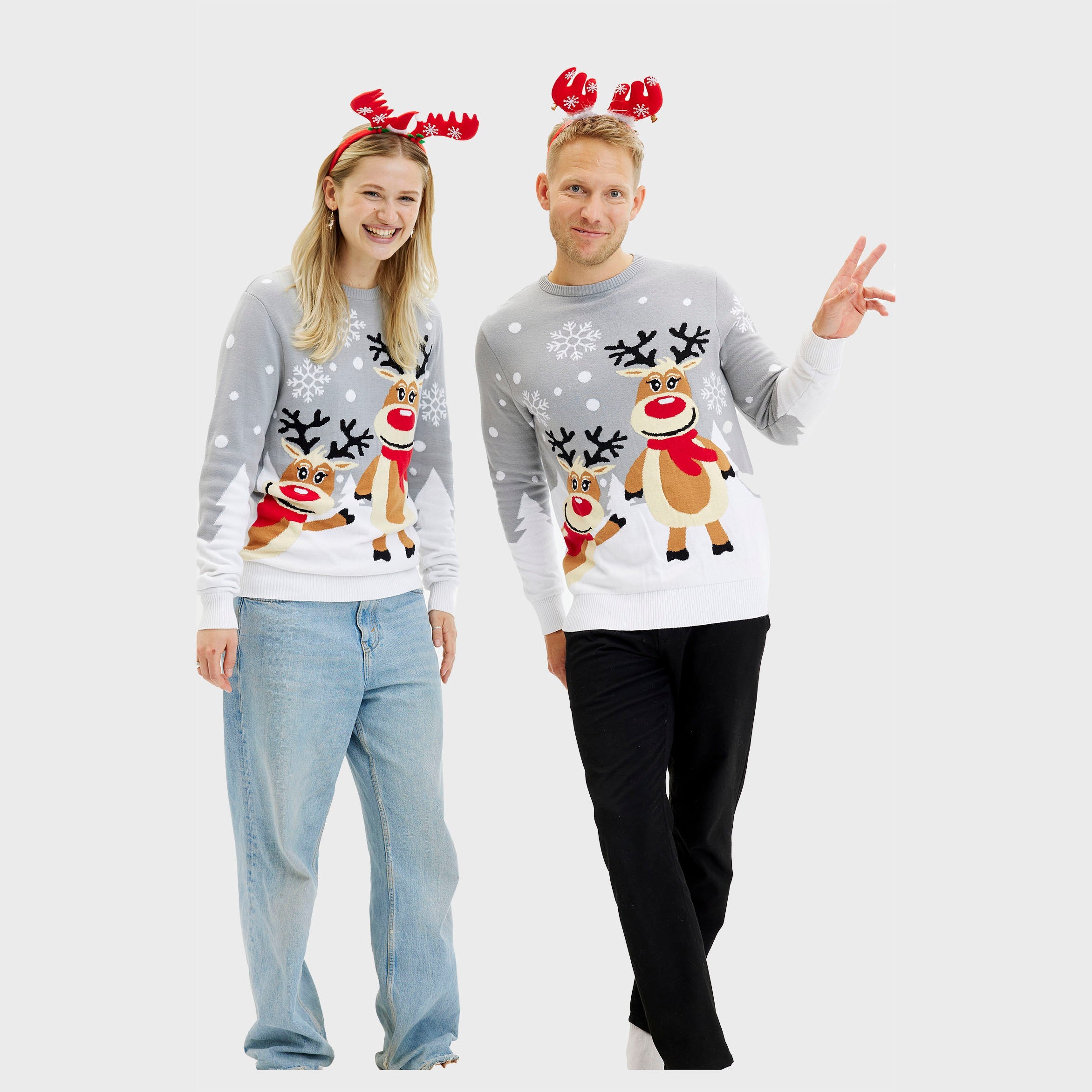 Niedlicher Weihnachtspullover - Damen.