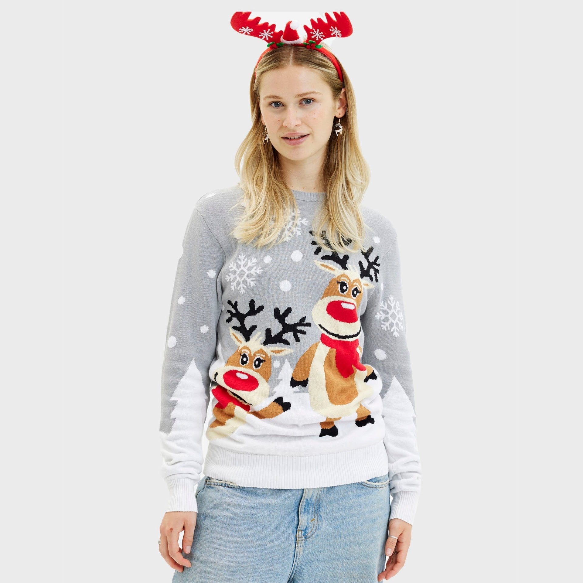 Niedlicher Weihnachtspullover - Damen.