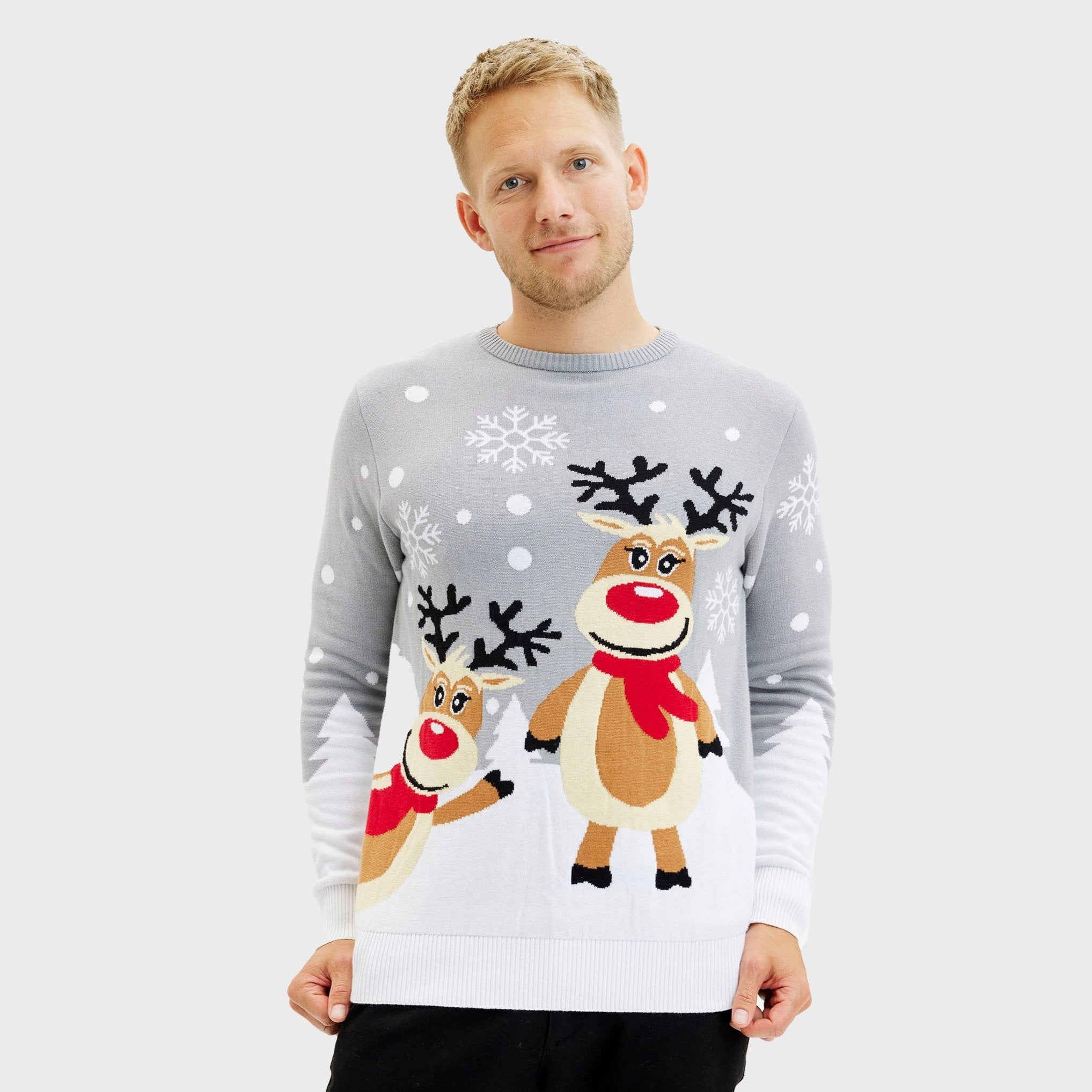 Niedlicher Weihnachtspullover - Herren.