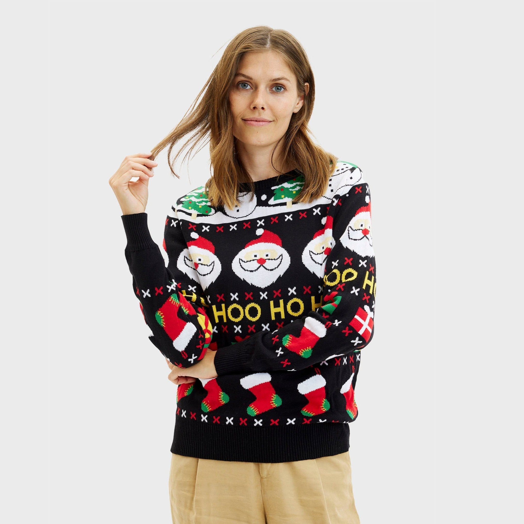 Der Frohe Weihnachtspullover - Damen.