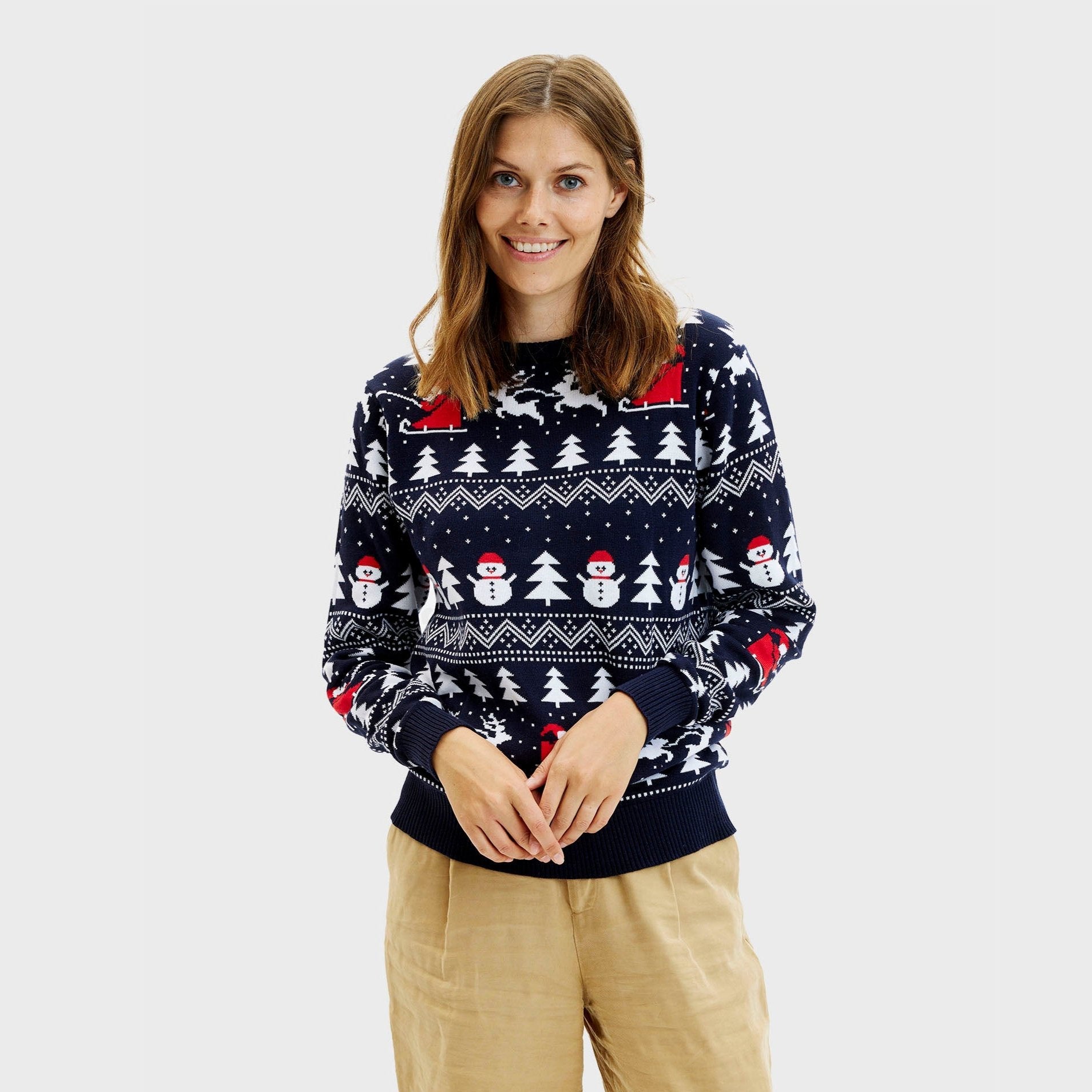 Der Stilvolle Weihnachtspullover - Damen.