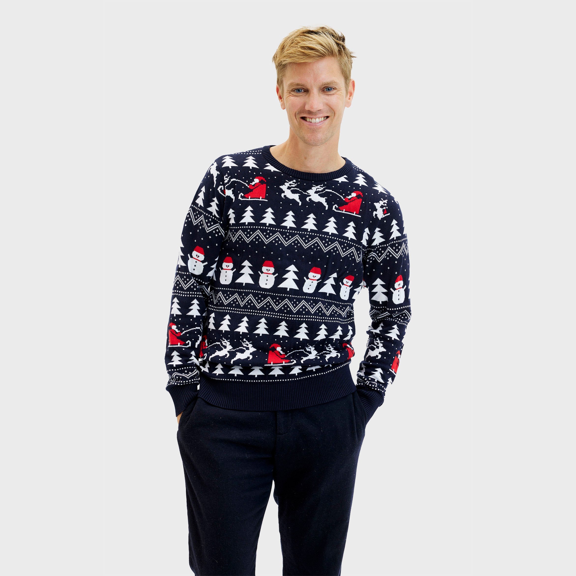 Der Stilvolle Weihnachtspullover - Herren.