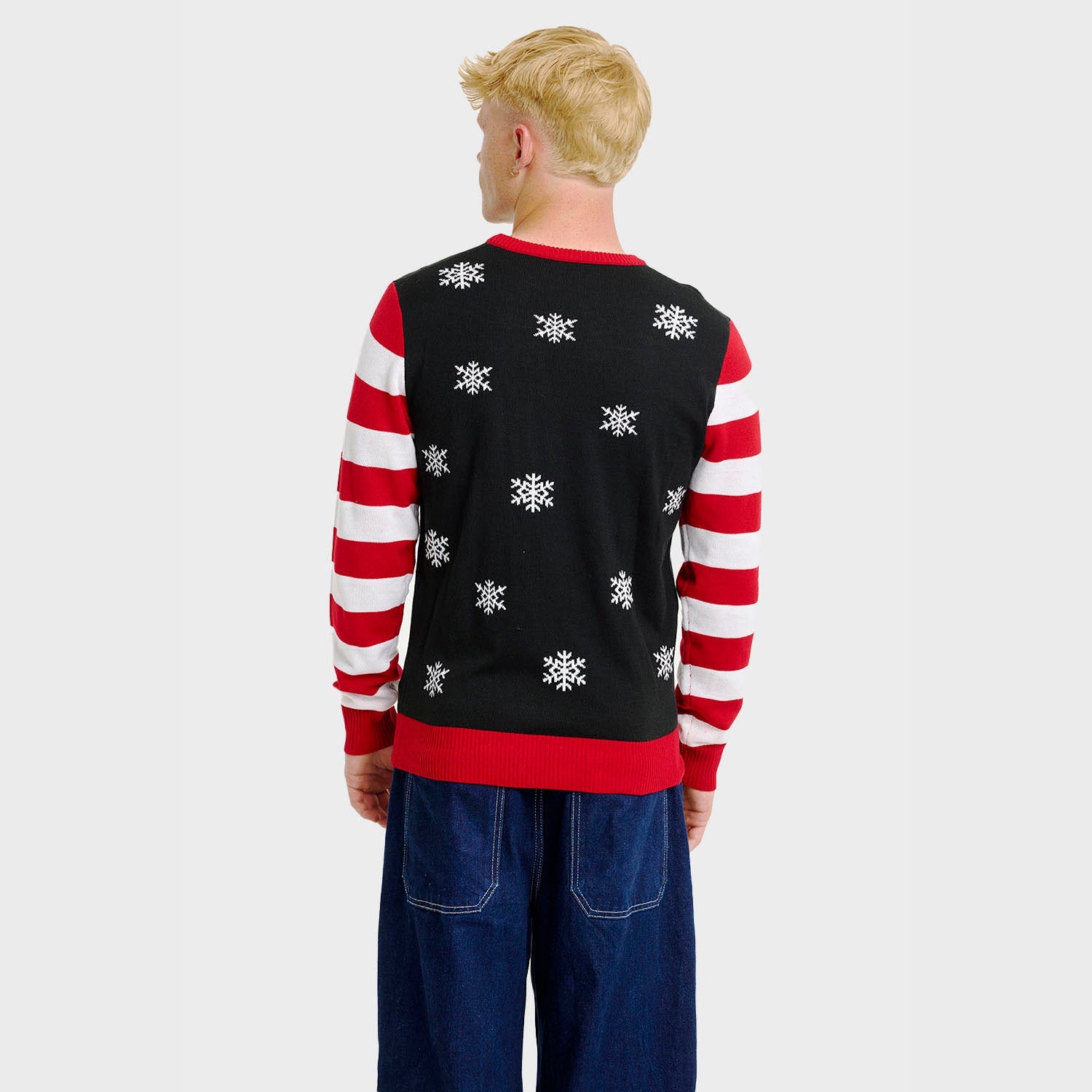 Candy Cane Weihnachtspullover - Herren
