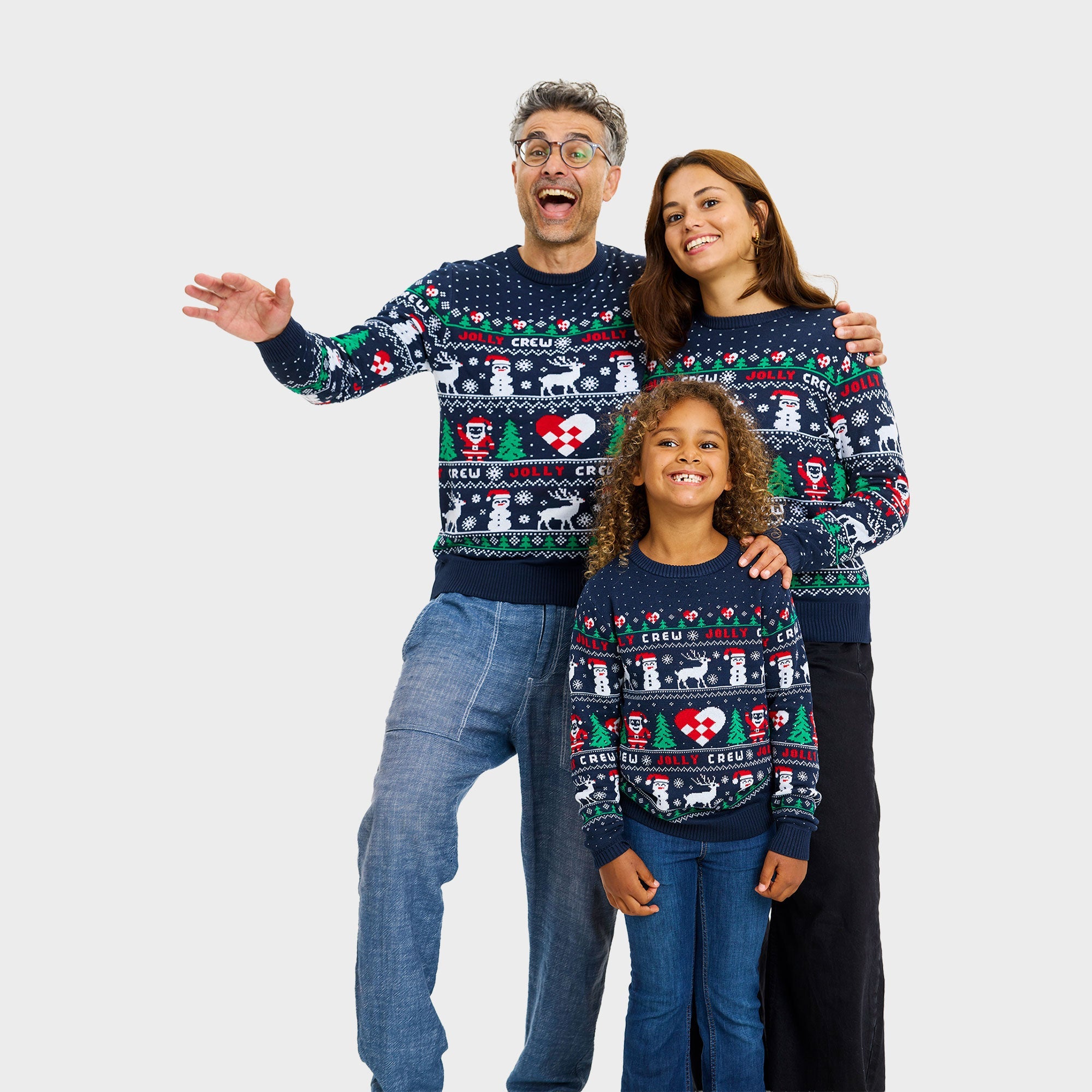 Jolly Crew Weihnachtspullover - Herren